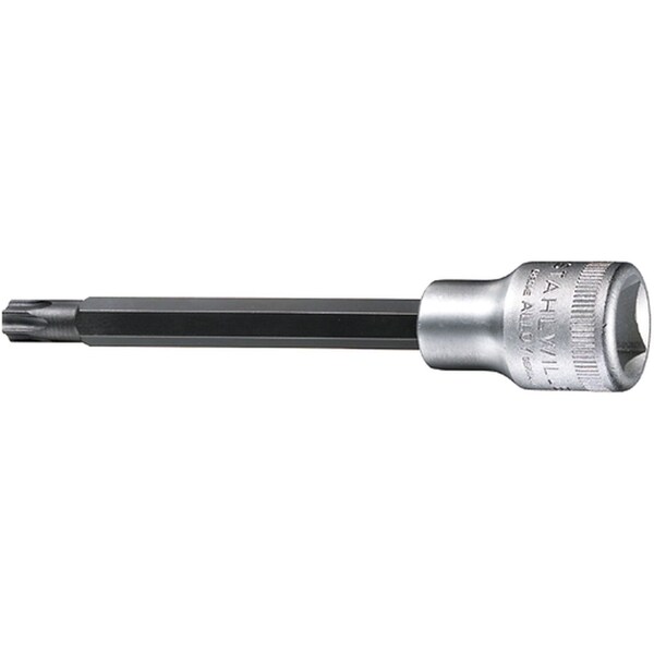 12, 5 mm (1/2") Screwdriver socket No.1054TX SizeT30 TORX Size5, 5 mm L.120 mm